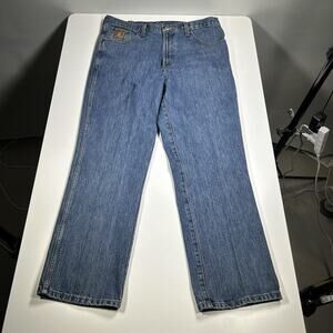 Cinch Ian Orange Label Slim Bootcut Jeans Men’s 36x30 Western Denim